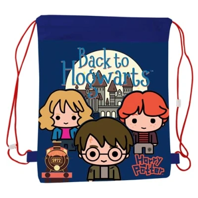 Image of HarryPotter Children&#039;s Character Pull String School Gym Shoe Swim P.E. Bag