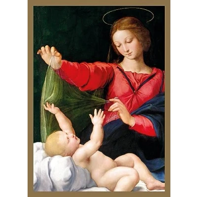 Image of Museums &amp; Galleries Christmas Cards Pack of 8 Madonna Loreto Eco Friendly and Recyclable