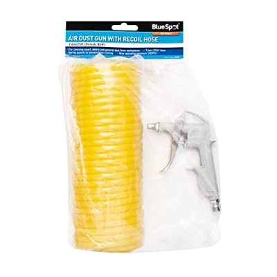 Image of Bluespot 07949 Air Dust Gun with Nylon Recoil Hose (7.6m/25ft) (Female BSP)