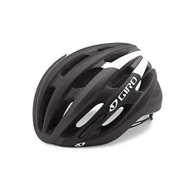Image of Giro Unisex Foray Road Cycling Helmet, Black/White, Small 51 55 cm UK