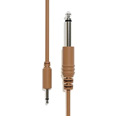 Image of ExcelValley 1 Pack Mono Patch Cables TS 3.5mm to 6.35mm Eurorack Synth [Brown 150cm 59&quot;]