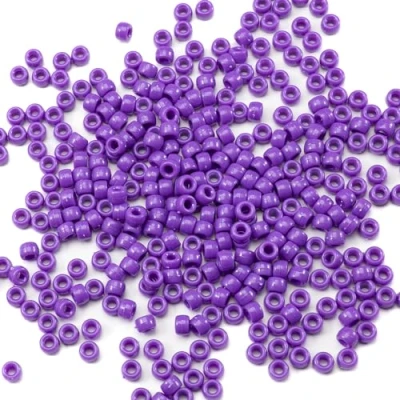 Image of Gxueshan 1000 Pcs Acrylic Pony Beads 6x9mm Bulk for Bracelet Necklace Jewelry Making Earring Hair Braiding