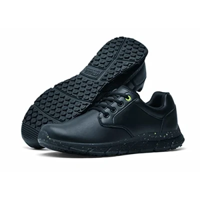 Image of Shoes for Crews SALOON II ECO men Stylish, casual lace up shoe, secure fit, slip resistant, water repellent, leather, OB E SR
