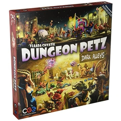 Image of Czech Games Edition CGE00024 &quot;Dungeon Petz&quot; Dark Alleys Board Game