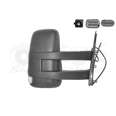 Image of 3800425, 3801927, 3801929 Wing mirror VAN WEZEL 2815818 IVECO: DAILY 4