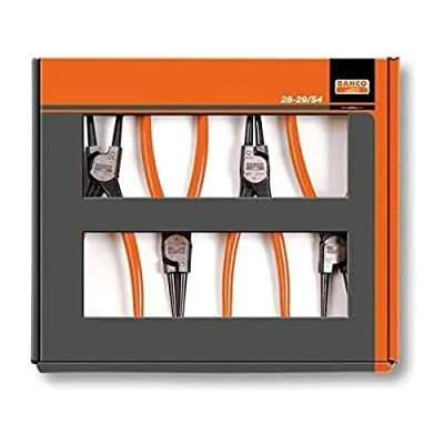 Image of Bahco 28 29/S4 Circlip Pliers Set, Multi Colour, Set of 4 Piece