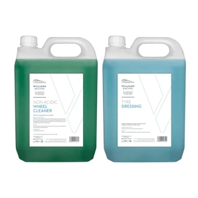 Image of Williams Racing Rokit 5L Wheel Cleaner + Heavy Duty Tyre Dressing