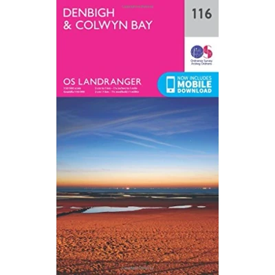 Image of OS Landranger 116 Denbigh &amp; Colwyn Bay Map