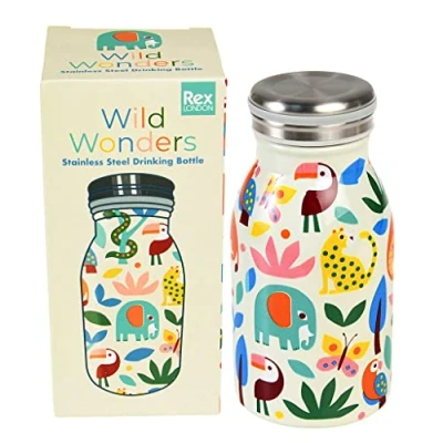 Image of Wild Wonders 250ml Stainless Steel Bottle