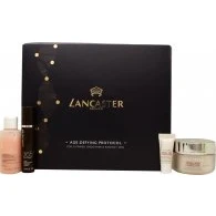 Image of Lancaster Total Age Correction Gift Set 100ml Express Cleanser + 50ml Anti Aging Day Cream SPF15 10ml 365 Skin Repair Serum 3ml Retinol in Oil