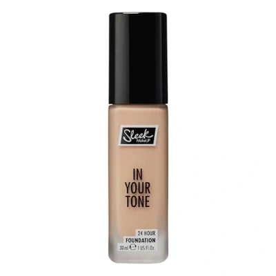 Image of Sleek MakeUP in Your Tone 24 Hour Foundation, Medium Buildable Coverage 30 Shades, Semi Matte Flawless Finish, 4C, 30ml