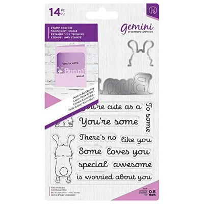 Image of Gemini Stamp &amp; Die Peek A Boo Bunny, One Size