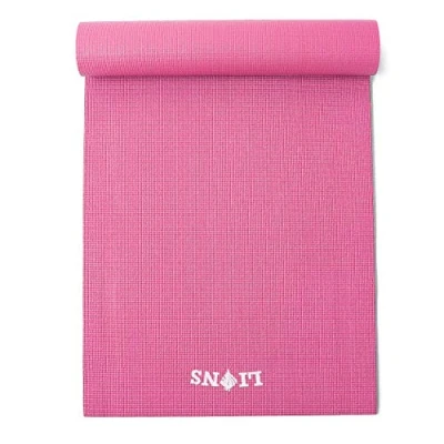 Image of FAIRWAYUK Yoga Mats for Women 6mm Thick Premium Non Slip Mat with Carrying Strap, Eco Friendly Fitness Exercise Workout Yoga, Pilates and Gymnastics (Pink)