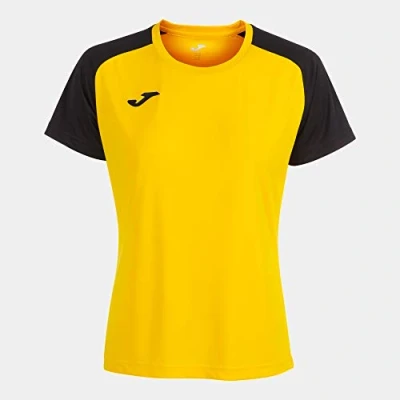 Image of Joma Academy Iv Women&#039;s T Shirt, Womens, 901335901, Yellow Black, XS