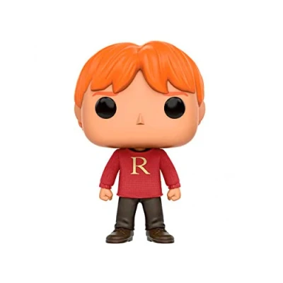 Image of FunKo Pop! Harry Potter: Ron Weasley (in sweater) limited #28 vinyl figure.