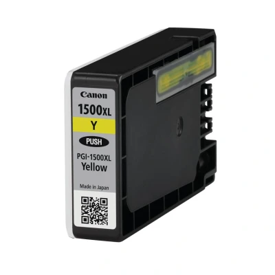 Image of Canon PGI 1500XL Inkjet Cartridge High Yield Yellow 9195B001