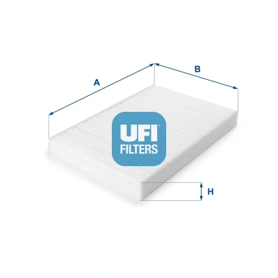 Image of 3802821, 500086267 Pollen Filter UFI 53.161.00 Particulate 293mm 192mm 30mm IVECO: DAILY V Minibus, 4, 4 Kasten/Kombi