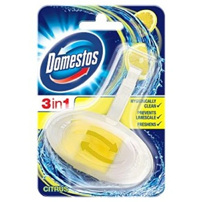 Image of Domestos 3 in 1 Power Toilet Block, Citrus Pack of 2
