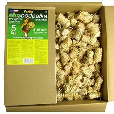 Image of Feniks ecofirelighter 5kg (approx. 450 500 pcs.) kindling for fireplace, grill and campfire