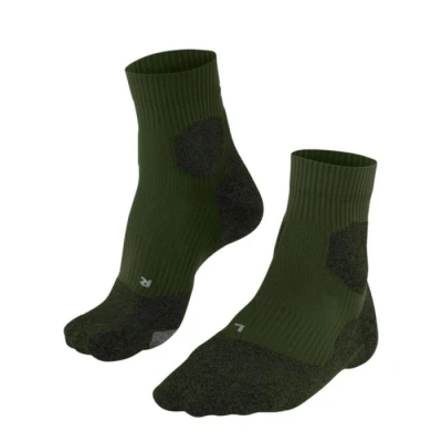 Image of FALKE Women&#039;s RU Trail Grip W SO Functional Yarn Anti Blister 1 Pair Running Socks, Green (Vertigo 7962), 2.5 3.5