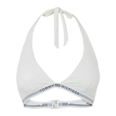 Image of Tommy Hilfiger Women Triange Bikini Top Removable Padding, White (Ivory), XL