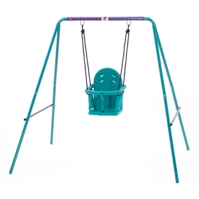Image of Plum 2 in 1 Metal Garden Swing