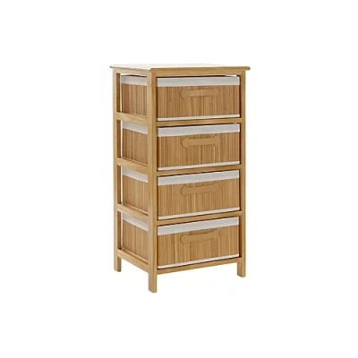 Image of DKD Home Decor Chest of Drawers, Bamboo Wood, Estándar