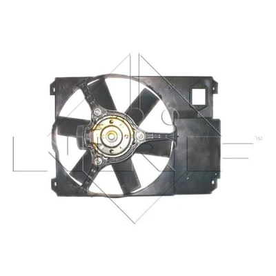 Image of 1400821280, 1401312280, 9635466180, 9635494380 Cooling fan NRF 47341 385mm 12V 460W with radiator shroud CITROËN: Dispatch II Van