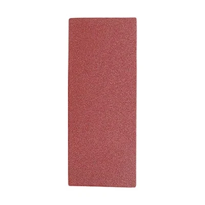 Image of 6x TIMCO 1/3 Sanding Sheets 80 Grit Red Unpunched 231900