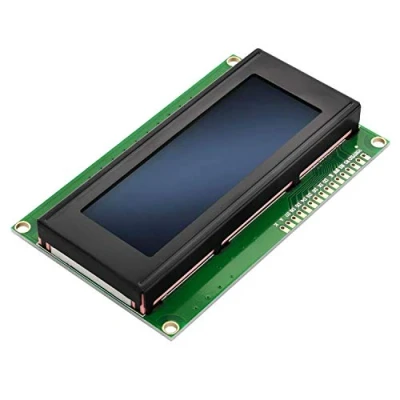 Image of AZDelivery Compatible with HD44780 2004 4x20 Serial LCD White Character Blue Backlight Display Board 3.3V 5V Arduino and Raspberry Pi Including E book!