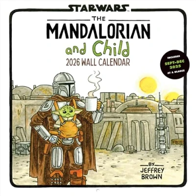 Image of Disney Star Wars, The Mandalorian and Child Calendar 2026
