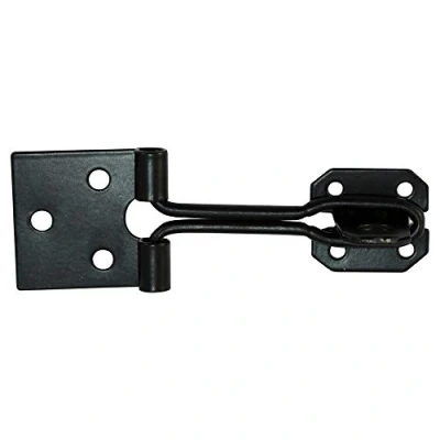Image of Timco WHS6BBTaurus Wire Pattern Hasp &amp; Staple Black 6&quot;