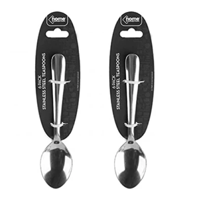 Image of Lizzy 6X Stainless Steel Teaspoons Tea Spoons Use for Home, Kitchen or Restaurant Everyday Parish Cutlery (12)