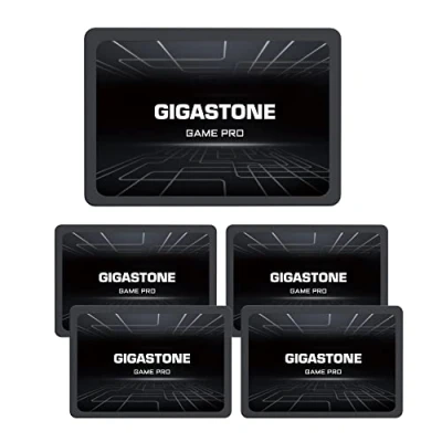 Image of Gigastone SATA SSD 256GB (5 Pack) 2.5 inch 510MB/s upgrade Laptop PC Memory and Storage PS4 HDD Replacement 2.5&quot; Internal Solid State Hard Drives III SLC Cache 3D NAND Game Pro Performance