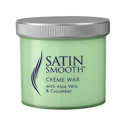 Image of Babyliss Pro Satin Smooth Creme Wax with Aloe Vera and Cucumber 450g