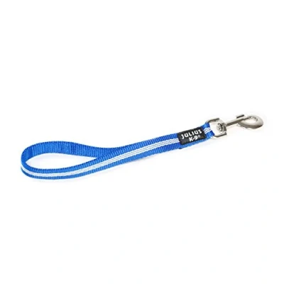 Image of Julius K9 IDC Short Traffic Lead, 19 mm x 35 cm, Blue