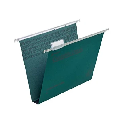 Image of Rexel Crystalfile Classic Suspension File Manilla 30 mm A4 Pack of 50, Green
