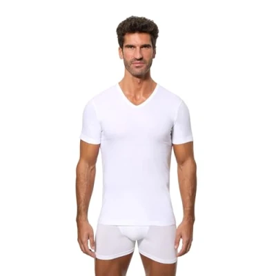 Image of Abanderado Mens Current short sleeve t shirt 0508 man White Size EU 60 (Mens)