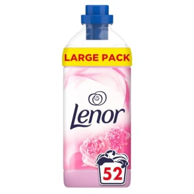 Image of Lenor Fabric Conditioner Pink Blossom 52 Washes, 1.82l