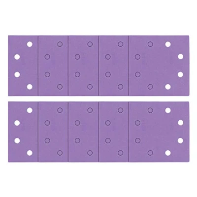 Image of Trend Aluminium Oxide 1/4 Sheet 114 x 110mm 180 Grit Sanding Sheets, AB/QTR/180A, Pack of 10