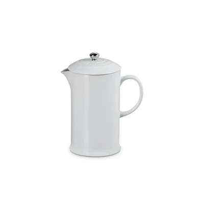 Image of Le Creuset White Stoneware Cafetiere