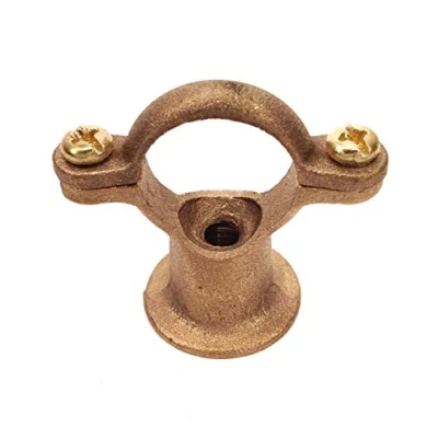Image of 28mm Cast Brass Pipe Ring &amp; Backplate