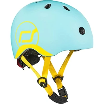 Image of Scoot &amp; Ride Unisex Kinder Fahrradhelm Bicycle helmet , Blueberry, 45 bis 51cm UK