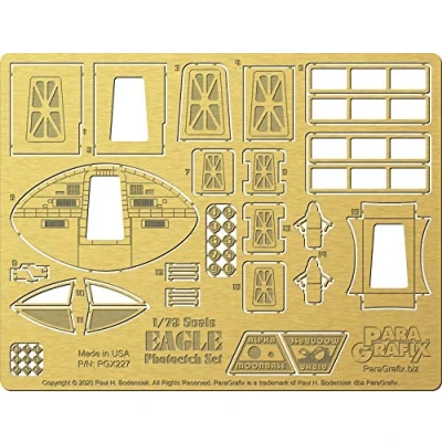 Image of Space 1999 Photoetch Set for MPC913 1/72 Scale Eagle Transporter kit PGX227