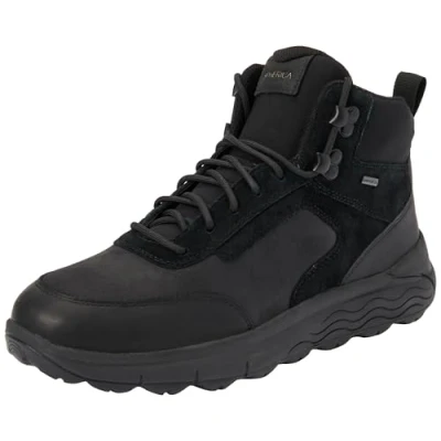 Image of Geox Men&#039;s U Spherica 4x4 B ABX Ankle Boot, Black, 6 UK