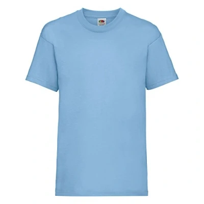 Image of Fruit of the Loom boys&#039; t shirt., Boys&#039;, 61 033 0, Sky Blue, 152 cm