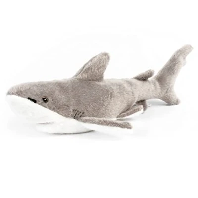 Image of Zappi Co Plush Children&#039;s Stuffed Soft Cuddly Toy Part of Safari Animals Collection, Perfect for Kids (29cm Length) (Mako Shark)