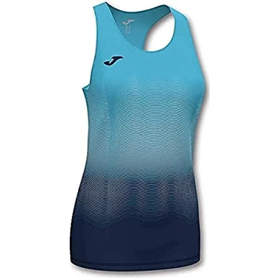 Image of Joma Elite VII Running sweatshirt, Woman, womens, 901031.013, Turquoise Navy, M