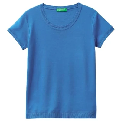 Image of United Colors of Benetton Women&#039;s 3ga2d1066 t Shirt, Night Blue 016, XS
