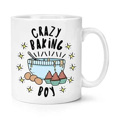 Image of Crazy Baking Boy Stars 10oz Mug Cup